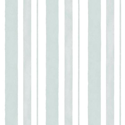 Shabby Chic by Rachel Ashwell Watercolour Stripe Blue Wallpaper