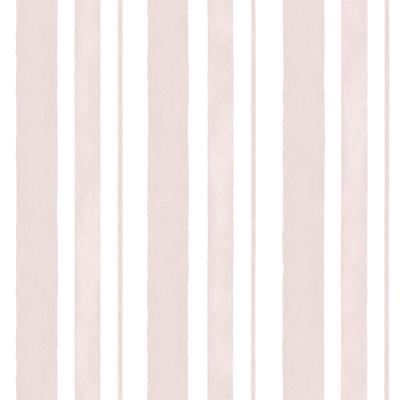 Rachel Ashwell Watercolour Stripe Pink Wallpaper