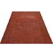 Orange 65" x 105" L Area Rug - Lofy Rectangle Atina Rectangle 5'7" X 8'4" Area Rug w/ Non-Slip Backing 105.0 x 65.0 x 0.4 D | 65" W X 105" L | Wayfair