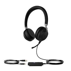 Yealink UH38, Verkabelt & Kabellos, 20 - 20000 Hz, Anrufe/Musik, 180 g, Kopfhörer, Schwarz Image