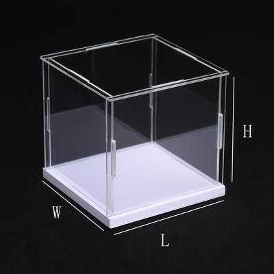 TEMU 1pc Display Case For Collectibles Clear Acrylic Box Alternative Glass Case For Display Action Figures Home Storage & Organizing Toys