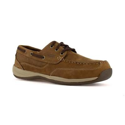 ROCKPORT WORKS RK6736 Boat Shoes,Stl,Mn,13W,Brn,PR