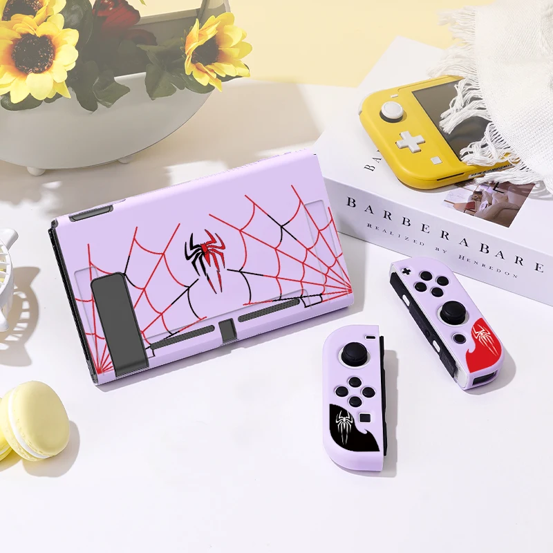 Demi Spider Spider Schutzhülle für Switch Oled, weiche TPU Slim Cover für Nintendo Switch Konsole, NS-Spielzubehör Image