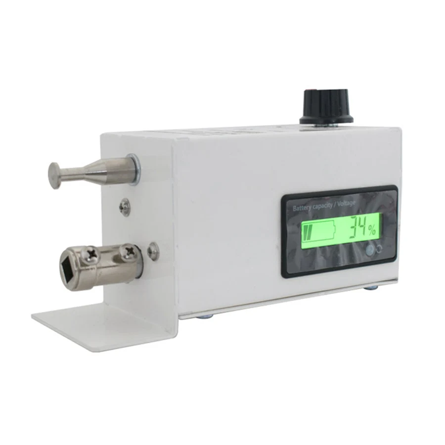 Barbecue-Grillmotor, einstellbare Geschwindigkeit, LED-Anzeige, DC 12 V, wiederaufladbar, batteriebetrieben, Barbecue-Grill-Grillmotor Image