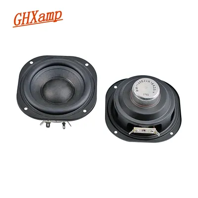 Ghxamp Hifi 4 Zoll Neodym 107mm Mittel töner Lautsprecher 16Ohm 30W Peper Kegel für Fidek Heimkino Audiosystem 2St Image