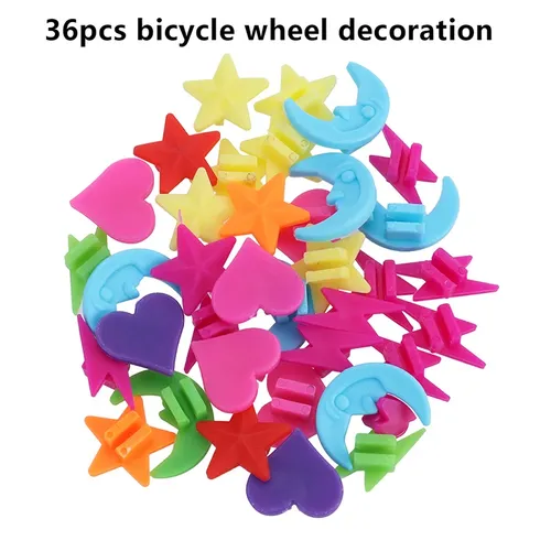 Speichen perlen Fahrrad rad dekoration Fahrradsp eichen clips Fahrrad runde Clips
