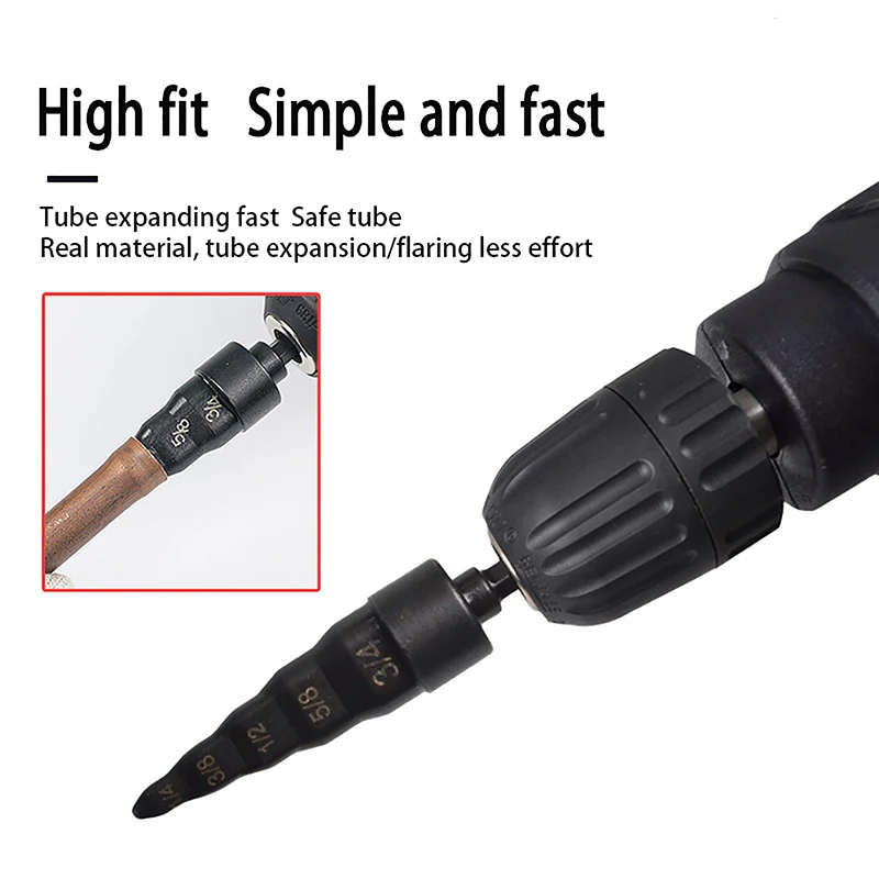 Klimaanlage Rohr Werkzeug Kupfer Rohr Expander Für Sechseckigen Griff Hand Bohrer Kupfer Rohr Expanding 1/4 "3/8" 1/2 "5/8" 3/4" Image