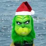 Santa beängstigend Halloween Joker Horror für Kind Kind grünes Fell Handschuhe Monster Teufel Dämon