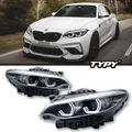 TYPY Fari Per Auto Per BMW Serie 2 F22 2014-2019 Lampade Per Auto A LED Luci Diurne Dinamiche Indicatori di direzione Accessori Auto