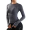 Women's Long Sleeve Top Yoga Shirts Running T-Shirt Workout Fitness Gym Sports Top Training Crop Top