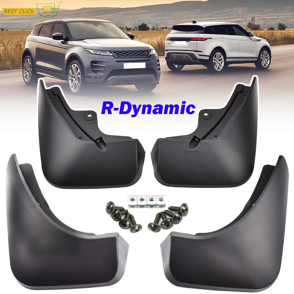 Set Paraspruzzi Modellati Per Range Rover Evoque L551 2019 2020 2021 Paraspruzzi Paraspruzzi Flap Parafanghi Anteriori Posteriori Parafango