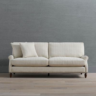 Kahli Sofa - Natural Quadrille Fabric, 72" Small - Frontgate