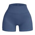 Per donna Shorts da Palestra Shorts da yoga Shorts da allenamento Vita Alta Yoga Allenamento in Palestra Pilates Pantaloncini Caffè leggero Bianco Blu Gli sport Abbigliamento sportivo Elasticizzato