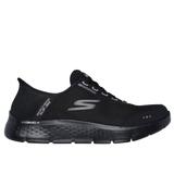 Skechers Men's Slip-ins: GO WALK Flex - 100% Waterproof Sneaker | Size 8.5 | Black | Textile/Synthetic
