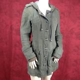 Free People Jackets & Coats | Free People Army Green Long Coat | Color: Gray/Green | Size: 8