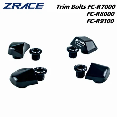 ZRACE CNC Chainring Bolts Covers 7075AL Chainwheel Screws Nuts For FC-R7000 FC-R8000 RC-R9100 / 105 Ultegra DURA-ACE Crank Bolt