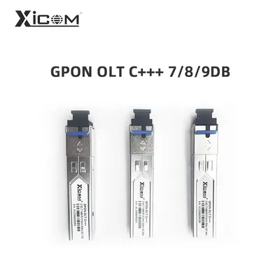 2.5Gbps/1.25Gbps SFP Mpdule GPON OLT C+++ 7/8/9dBm SC UPC Optical PON Module 1490/1310nm Max