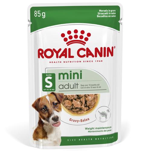 Sparpaket: 24x85g Royal Canin Mini Adult in Soße Hundefutter nass