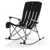 Oniva Outdoor Rocking Camp Chair, (Black)