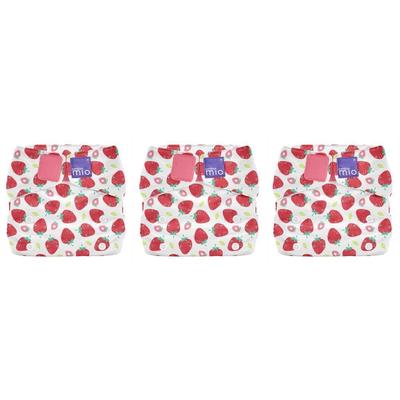 Bambino Mio, miosolo classic All-in-One Stoffwindel, Erfrischende Erdbeere x3 3x1 St Windeln Image