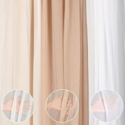 TEMU Set, Wedding Arch Draping Fabric, Mixed Color Chiffon Panel, Sheer Backdrop Curtain, Elegant Neutral Polyester Material For Wedding Party Decor