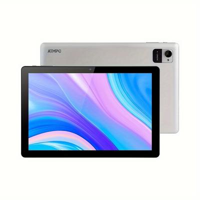 10.1 Inch Android 12 Tablet, With 4gb Ddr (2gb+2gb Expansion)ram, 32gb Rom, 64gb Rom, 6000mah, Quad Core Processor, 10.1 Inch Tablet, Android Tablet Ips Screen, Camera, Wi Fi, Google, Pc, Pad Tablet