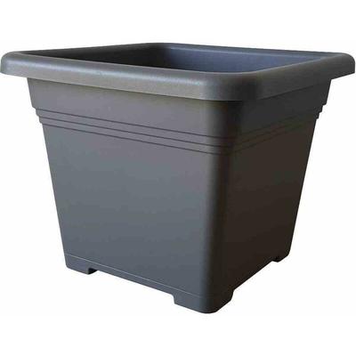Siena Garden - Topf quadro 14 cm anthrazit Quadratisches Kunststoffgefäß mit Bodenlöchern Image