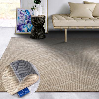 Wollteppich VILLEROY & BOCH "Maria", beige, B:200cm H:5mm L:290cm, Schurwolle, Teppiche, Schurwolle, Wolle, Natur, Wohnzimmer, Schlafzimmer, Boho, Skandi Image