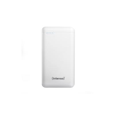 Intenso XS20000 Powerbank Zusatzakku LiPo 20000 mAh 7313552 - 20000 mAh - Lithium Polymer (LiPo) - 3,7 V - Weiß