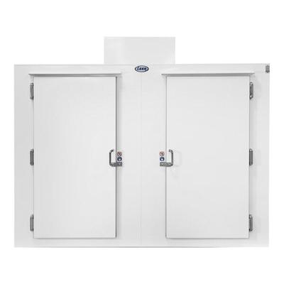 Leer S085UASPR S85 84" Outdoor Refrigerator with Straight Front, Steel Doors, and 8 Shelves