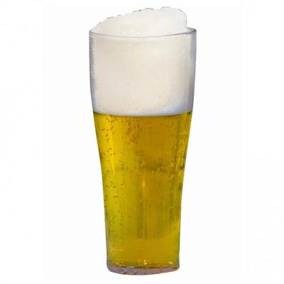 Waca - Polycarbonat Weizenbierbecher Gr 0,5 l orange/weiß Image