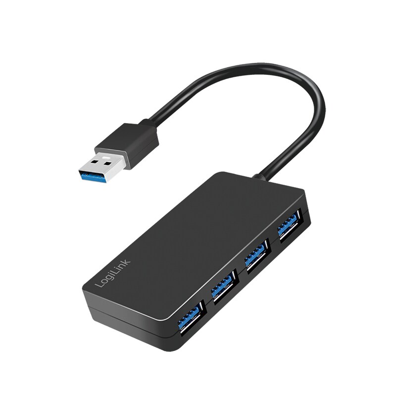 LogiLink USB Hub 3.2 4-Port Black Image