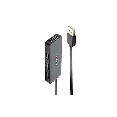 Lindy 4 Port USB 2.0 Hub Zum Anschluss von 4 zusätzlichen 2.0 Geräten