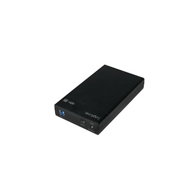 LogiLink UA0276 - HDD-Gehäuse - 3.5 Zoll - SATA - Serial ATA II - Serial ATA III - 5 Gbit/s - USB Anschluss - Schwarz