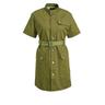 G Star Raw Womens GBG-Star Raw Jurk Utility Dress SS Wmn met Ceintuur Groen - Green Cotton - Size Small | G Star Raw Sale | Discount Designer Brands