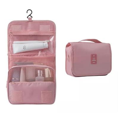 Compact Travel Makeup Bag Hanging Toiletry Organizer