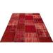 Red 63" x 91" L Area Rug - Lofy Rectangle Iskece Rectangle 5'3" X 7'7" Area Rug 91.0 x 63.0 x 1.0 in Cotton/Wool | 63" W X 91" L | Wayfair