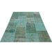 Turquoise 63" x 91" L Area Rug - Lofy Rectangle Iskece Rectangle 5'3" X 7'7" Area Rug 91.0 x 63.0 x 1.0 in blue/greenWool | 63" W X 91" L | Wayfair