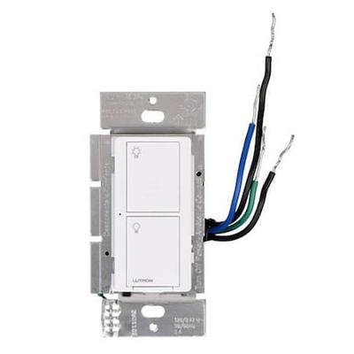 LUTRON PD-5WS-DV-WH Lght Dmr,Switch Only,120/277V AC,Wht