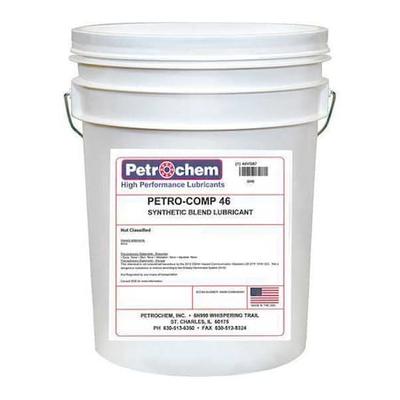 PETROCHEM PETRO-COMP 46-005 Compressor Oil,5 gal.,Pail,Mineral Oil