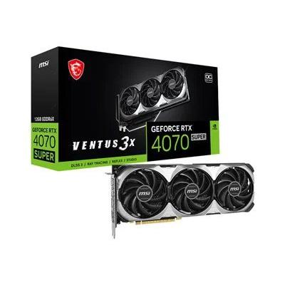 MSi GeForce RTX 4070 SUPER 12G VENTUS 3X OC Graphics Card