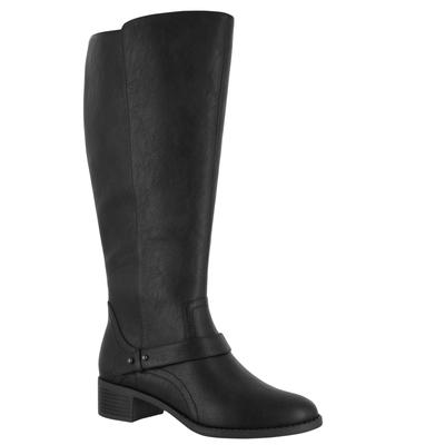Extra Wide Width Women's Jewel Plus Wide Calf Boots by Easy Street® in Black (Size 9 1/2 WW)