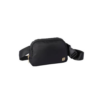 Women's Nylon Belt Bag by Accessories For All in Black
