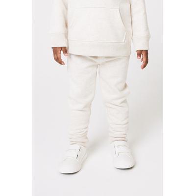 Gap Girls White Logo Fleece-Lined Joggers (Newborn-5yrs) - White