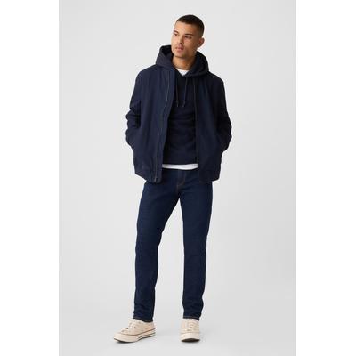 Gap Mens Dark Indigo Blue Slim Fit Comfort Stretch Tapered Jeans - Dark Indigo Blue