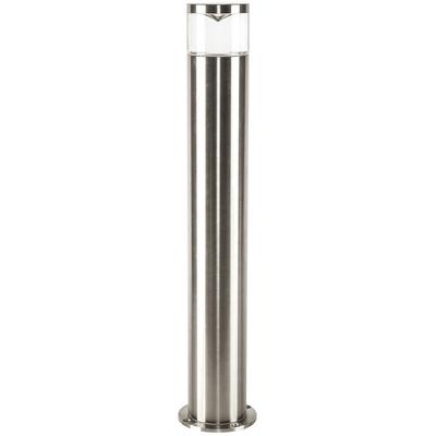 LED Außen-Stehlampe HAVIT LIGHTING "HIGHLITE", grau (aluminiumfarben), H:45cm L:45cm Ø:6,3cm, Lampen