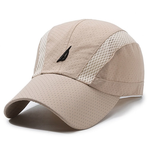 Herren Cap Basecap Sonnenhut Kappe Schwarz Marineblau Polyester Stickerei Modisch Brautkleider schlicht Strasse Täglich Buchstabe Einstellbar Sonnenschutz Atmungsaktiv Image