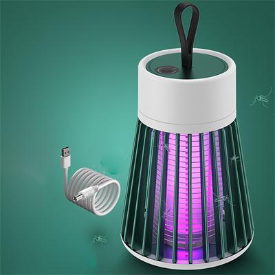Indoor Outdoor Electric Mosquito Killer – Portable Purple LED Light Trap with Suction and Electric Shock for Camping and Home
