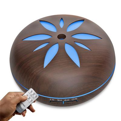 Large Capacity Wooden Essential Oil Diffuser with Remote - Ultrasonic Humidifier for Home and Office - Aroma Diffuser for Air Freshener and Humidification