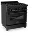 ZLINE 30" 4.0 cu. ft. Dual Fuel Range w/ Gas Stove & Electric Oven, Stainless Steel | Wayfair RAB-30